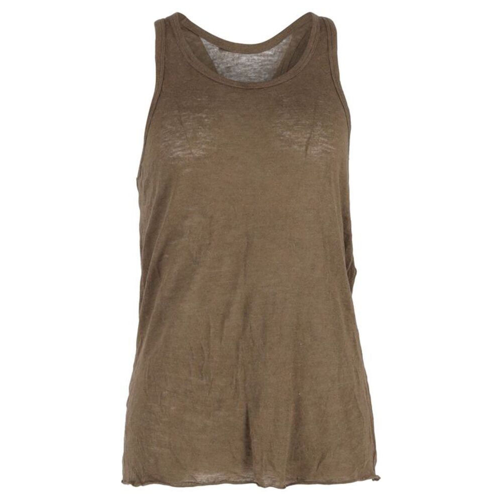 Haider Ackermann Tank Top in Brown Cotton